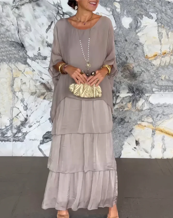 NOA – ABITO MAXI ELEGANTE CON CUBRIMIENTO DEL VIENTRE