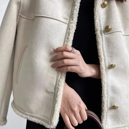 Aspen™ - Giacca di Stile vintage di Camoscio