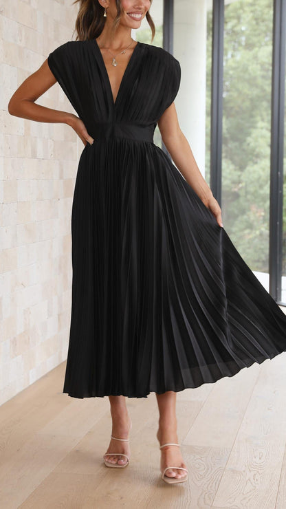 ALIYAH – ABITO MIDI PLISSETTATO ELEGANTE