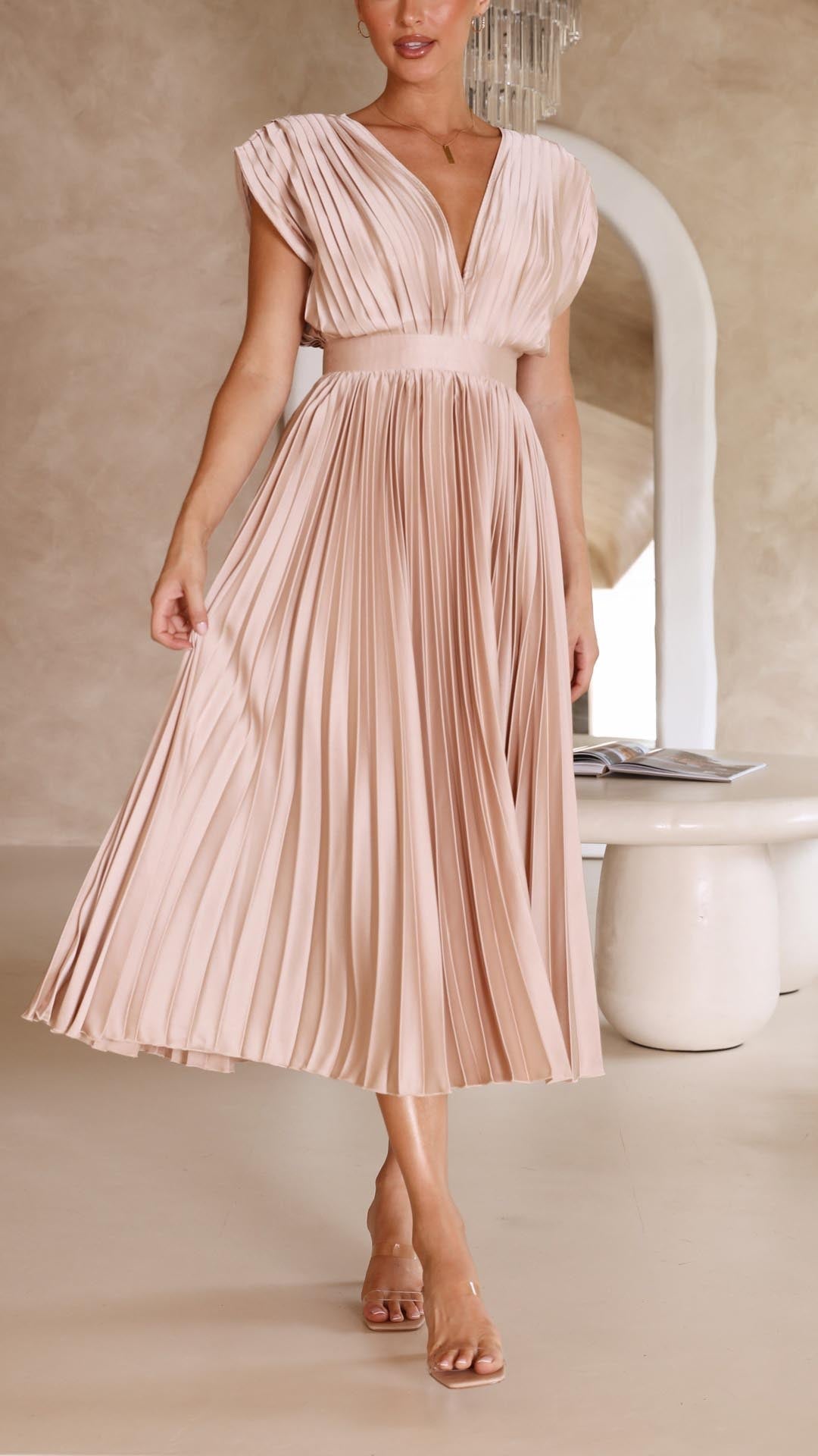 Alexis - Abito Plissettato Elegante