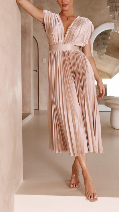 Alexis - Abito Plissettato Elegante