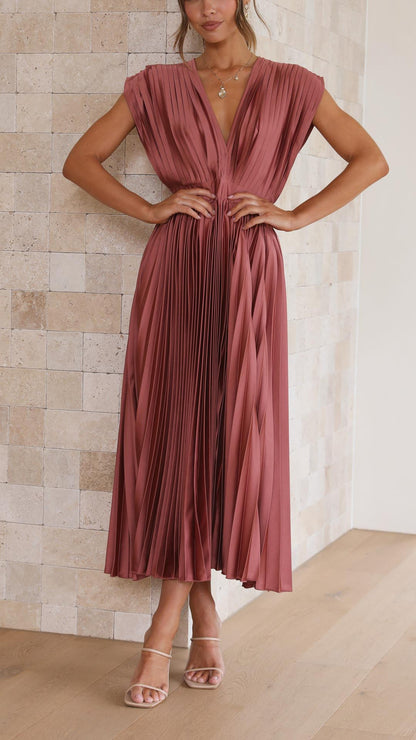 ALIYAH – ABITO MIDI PLISSETTATO ELEGANTE