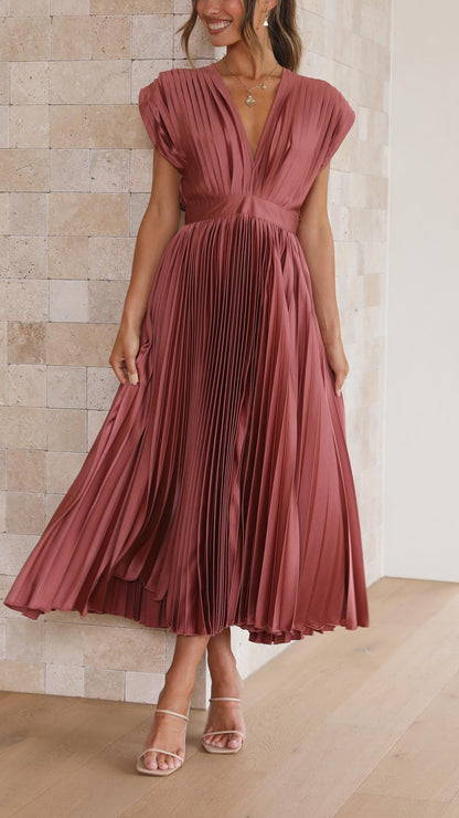 ALIYAH – ABITO MIDI PLISSETTATO ELEGANTE