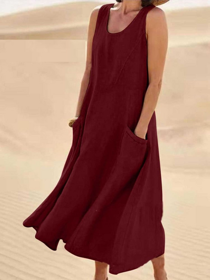 Emily™ | Abito estivo elegante in lino