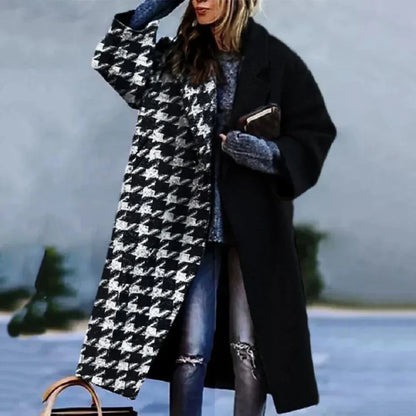 Cappotto lungo da da donna con Patrones di Diseñador Eleganti