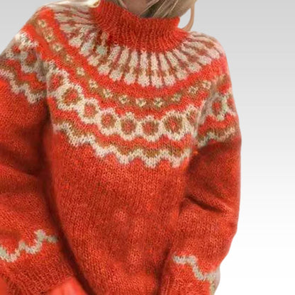 Olivia | Maglione a collo alto Caldo e morbido