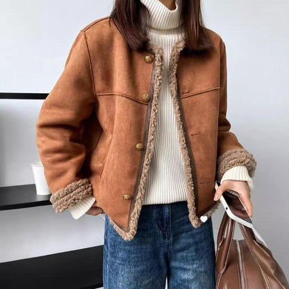 Aspen™ - Giacca di Stile vintage di Camoscio