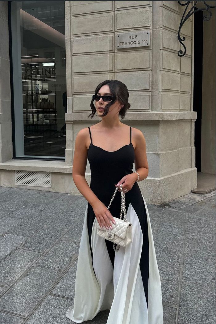 Eliana | Abito Maxi con Paneles