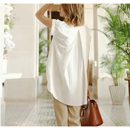 ESTRID - MAGLIETTA DI PATCHWORK CON MANICHE CORTE E STILE