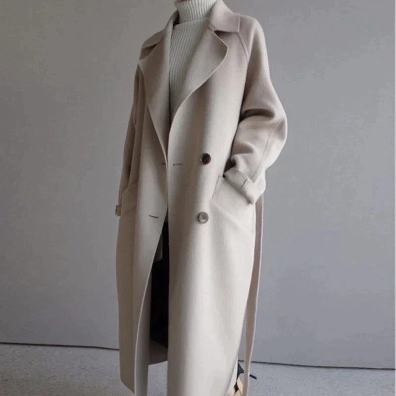 Sarah™ - Cappotto in lana Lungo