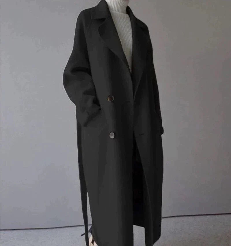 Sarah™ - Cappotto in lana Lungo