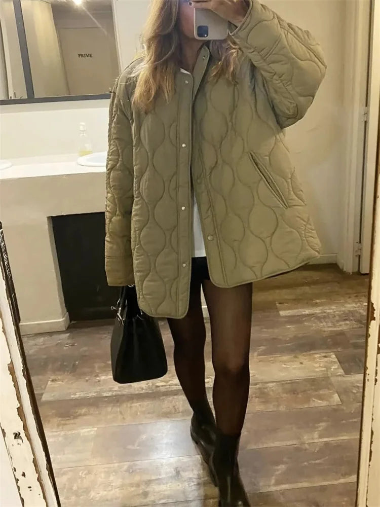 CAROLA | Giacca invernale Casual Larga da donna