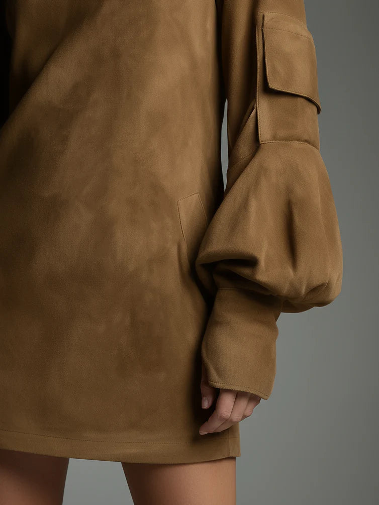 Maelina | Abito mini di Collo alto per Donna
