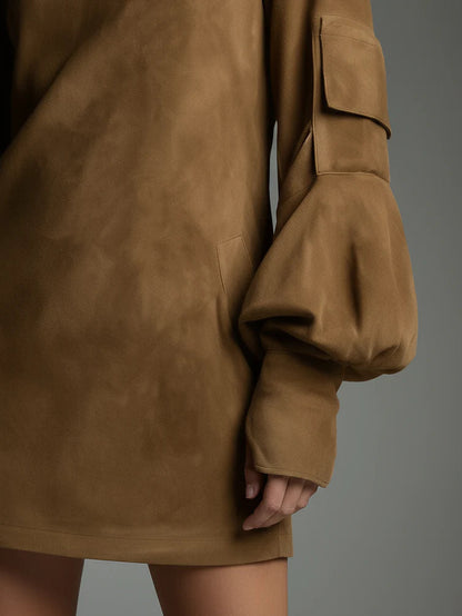 Maelina | Abito mini di Collo alto per Donna