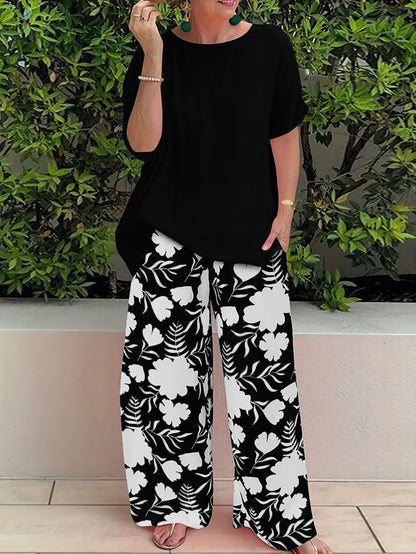 Bonnie - Completo floreale elegante per stile e comfort