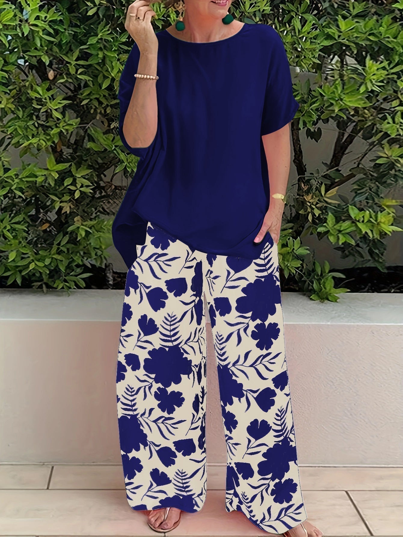 Bonnie - Completo floreale elegante per stile e comfort
