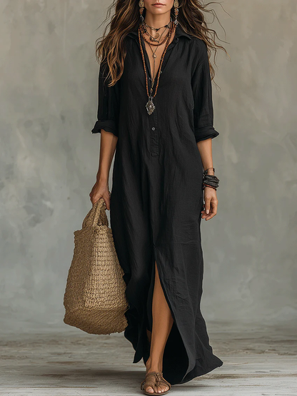 Abito lungo Elegante Willow - Fluido e Senza tempo