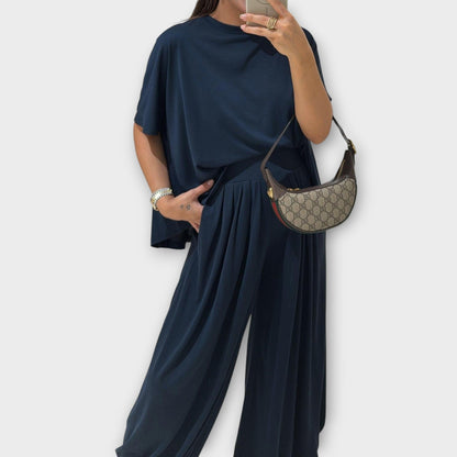 Set Completo Casual di Top e Pantaloni lungos