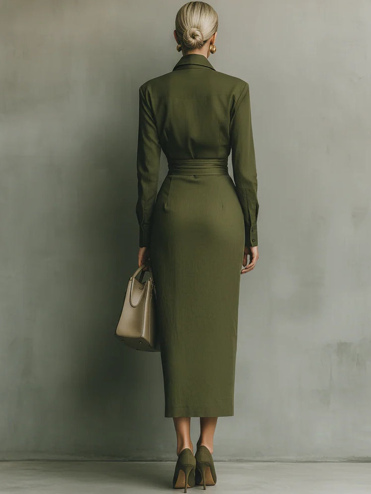 Hera | Abito maxi entallado elegante