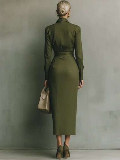Tamariel | Abito Camisero con Silhouette A portafoglio