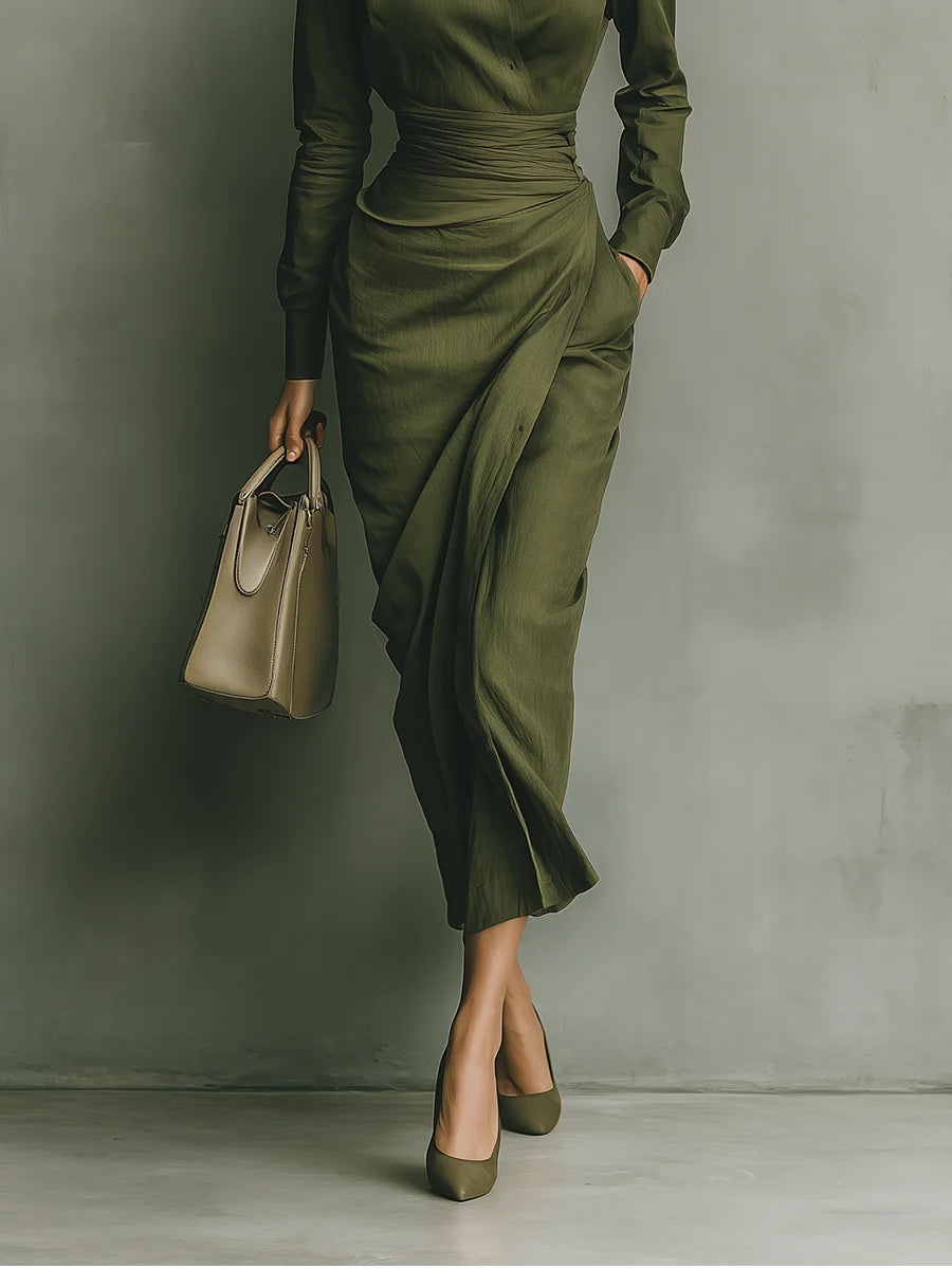 Hera | Abito maxi entallado elegante