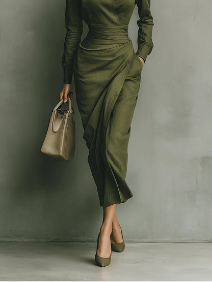 Tamariel | Abito Camisero con Silhouette A portafoglio