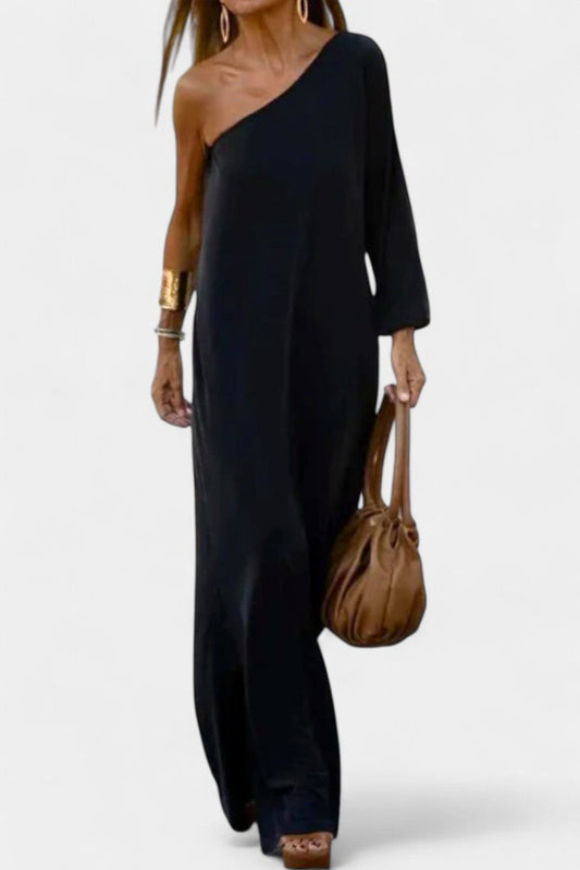 Maddie Abito midi Elegante di Monospalla