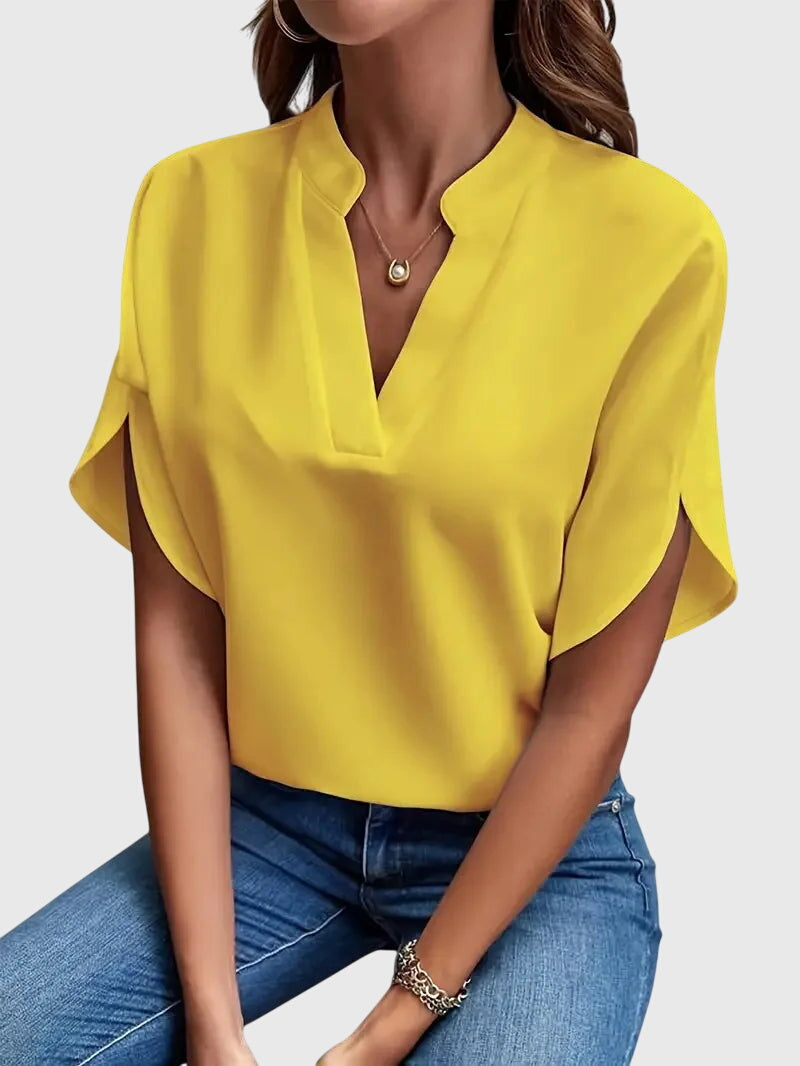 Beatrix™ | Camicia V-Neck Morbido ed elegante