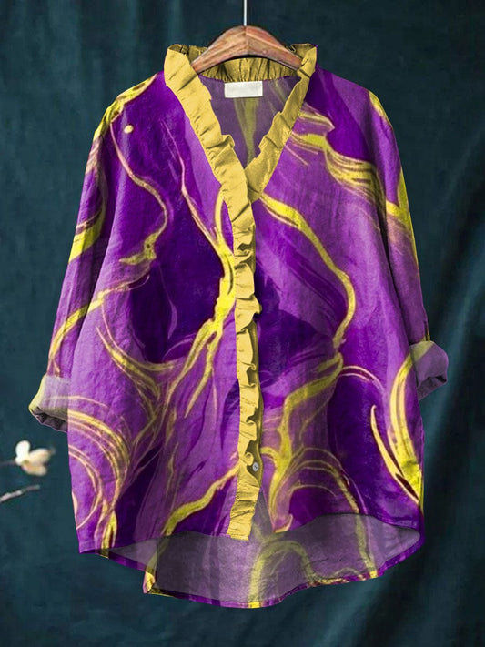 Blusa in lino Bonnie