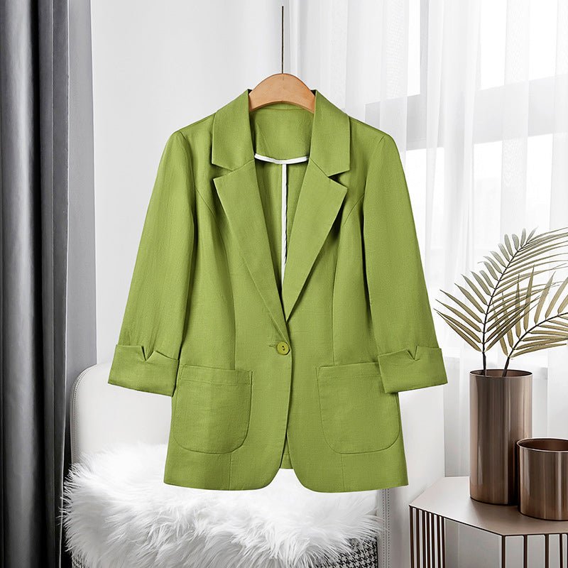 VEITLINDE IN BLAZER IN LINO CLASSICO