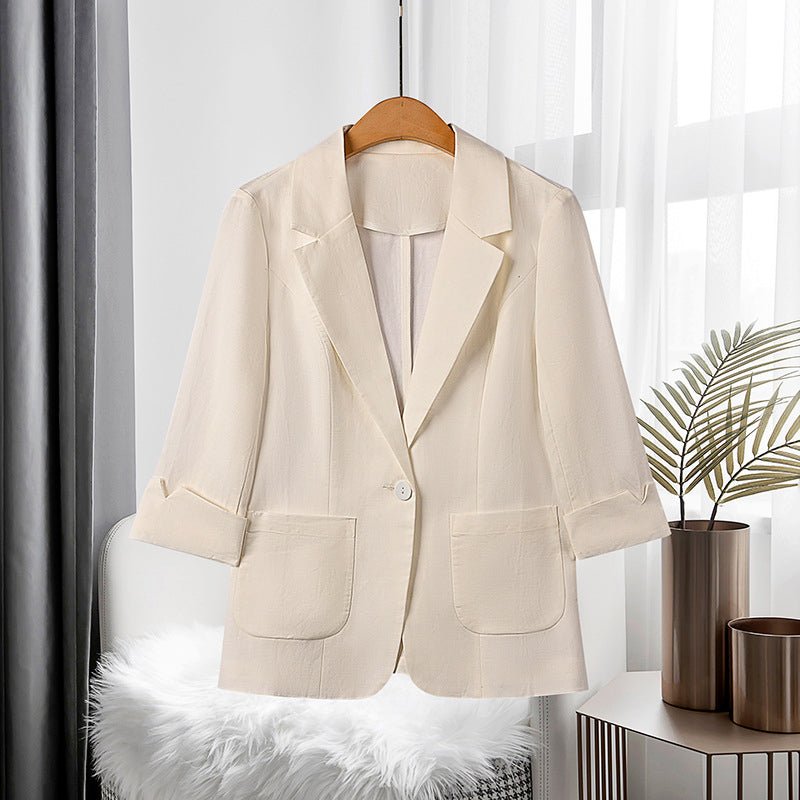 VEITLINDE IN BLAZER IN LINO CLASSICO