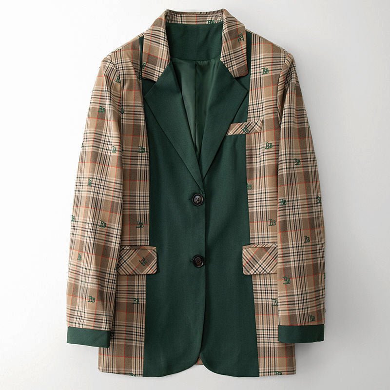 BLAZER RETRÒ A QUADRI KATHELINA I