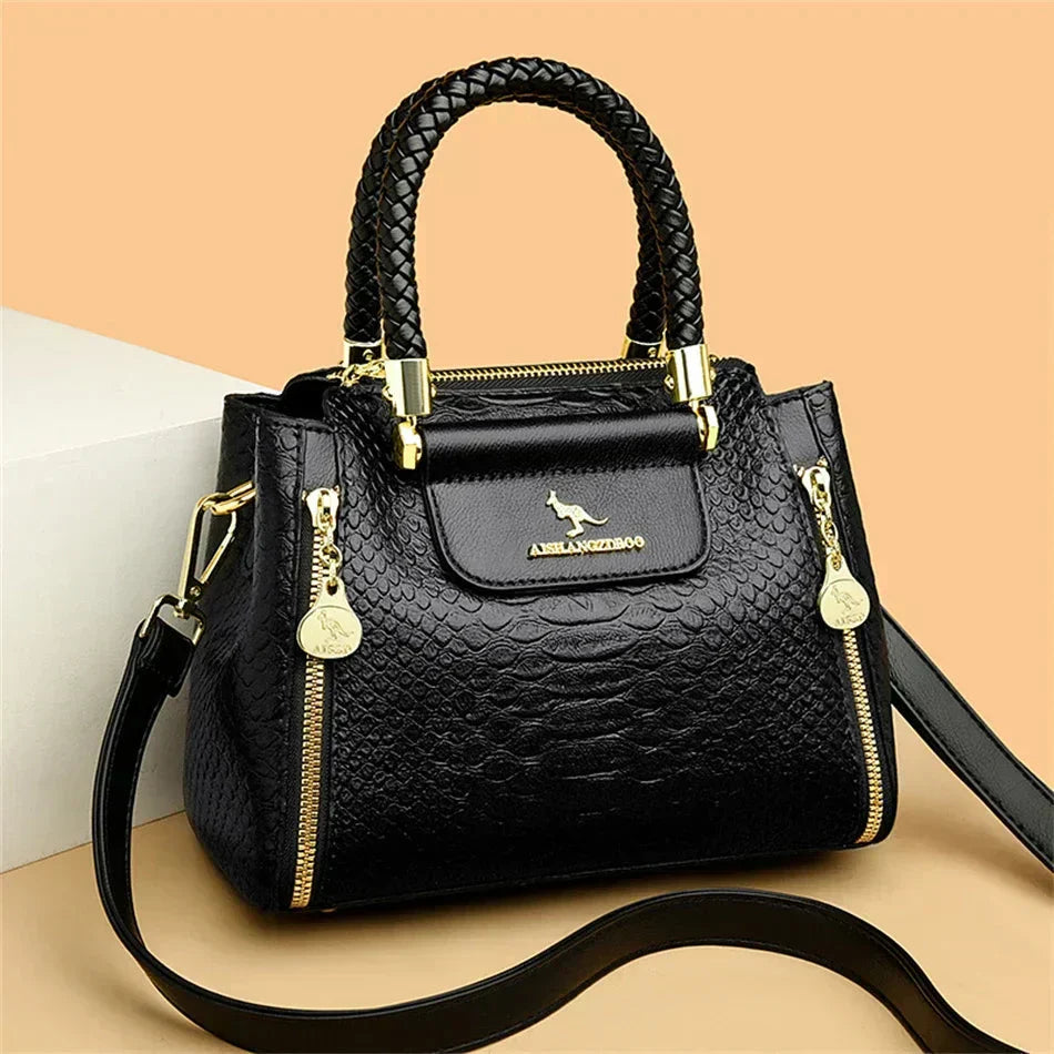 Sage | Borsa in Pelle Capiente Firmata