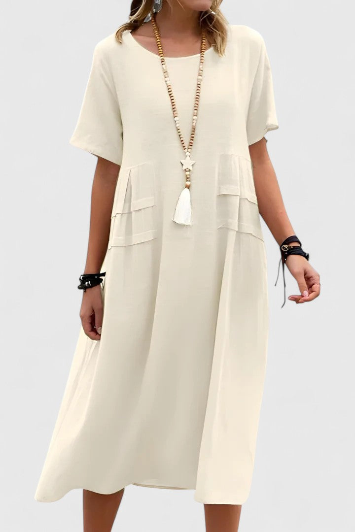 ELIZABETH – ABITO MIDI DI ELEGANZA RILASSATA