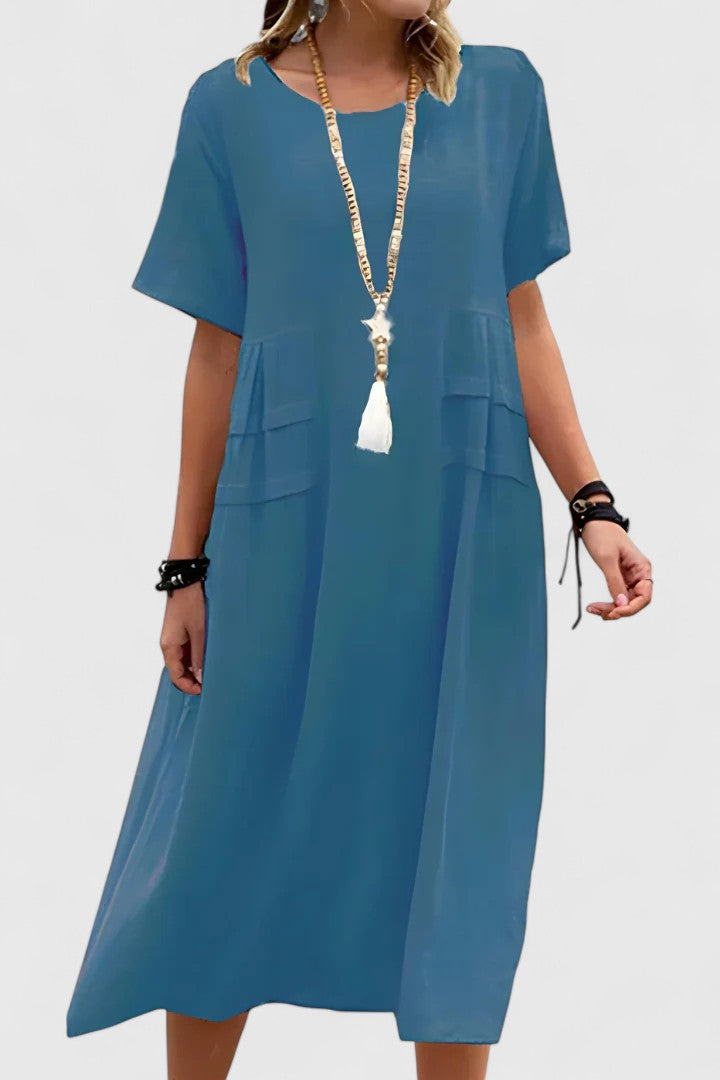 ELIZABETH – ABITO MIDI DI ELEGANZA RILASSATA