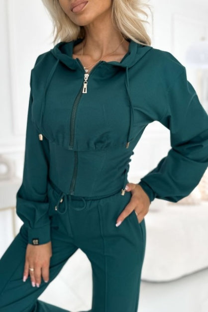 Set di donna di due pezzi con pantaloni ampi