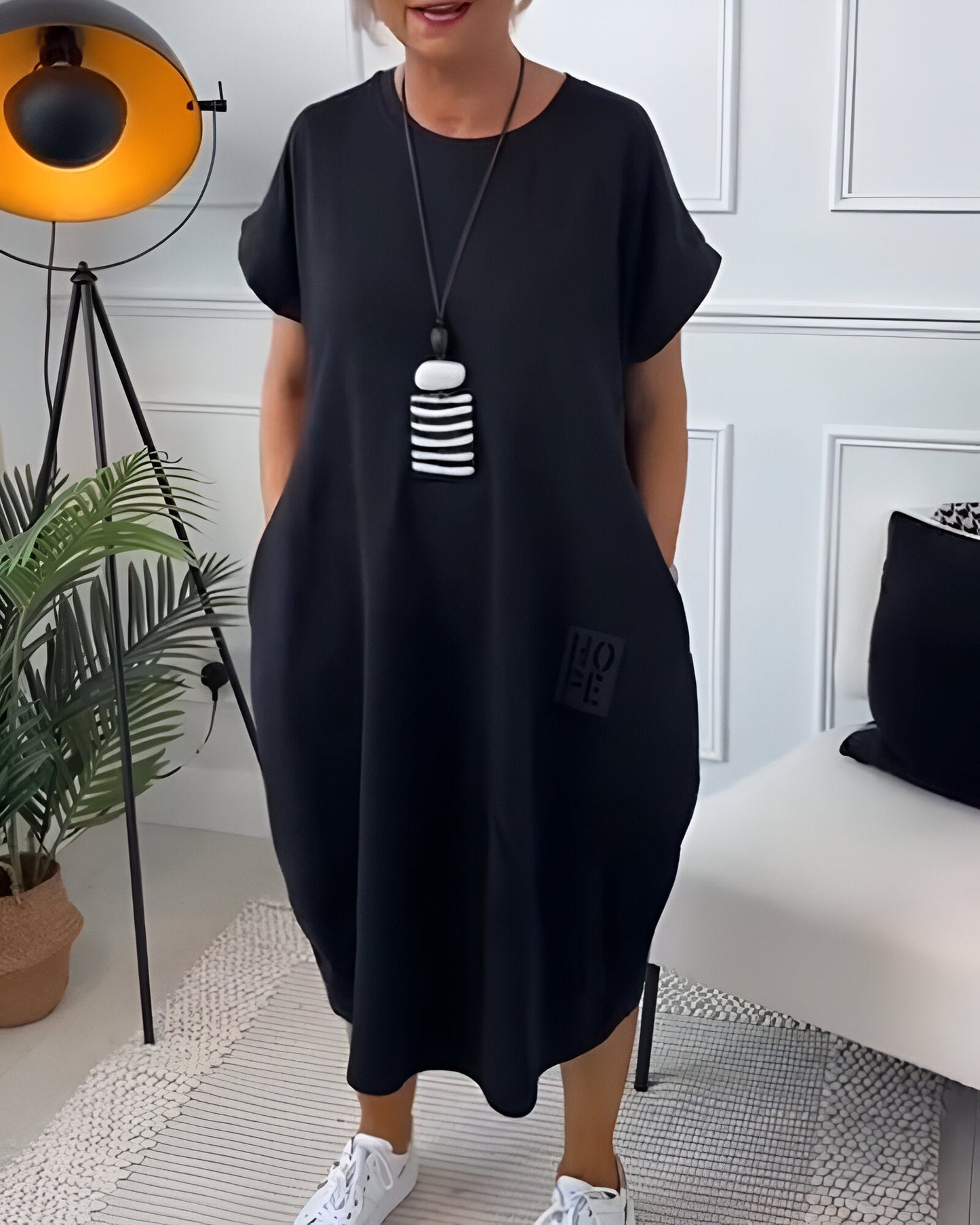 Bessie – Abito Camisón Midi Confortevole