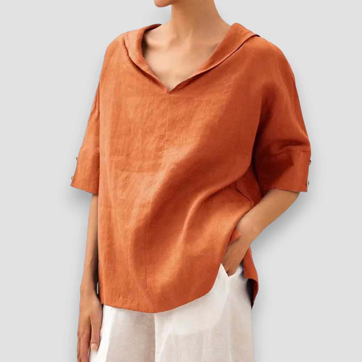 Elda | Camicia scollo a V