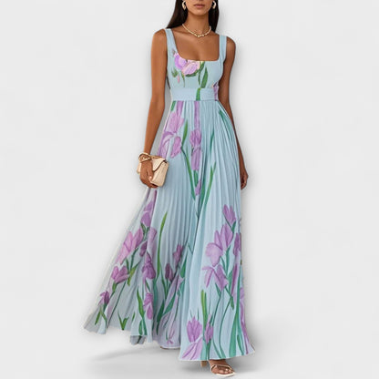 SOFIA – ABITO MAXI DI ELEGANZA FLOREALE