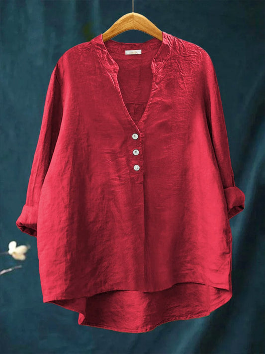 Blusa in lino Sabrina