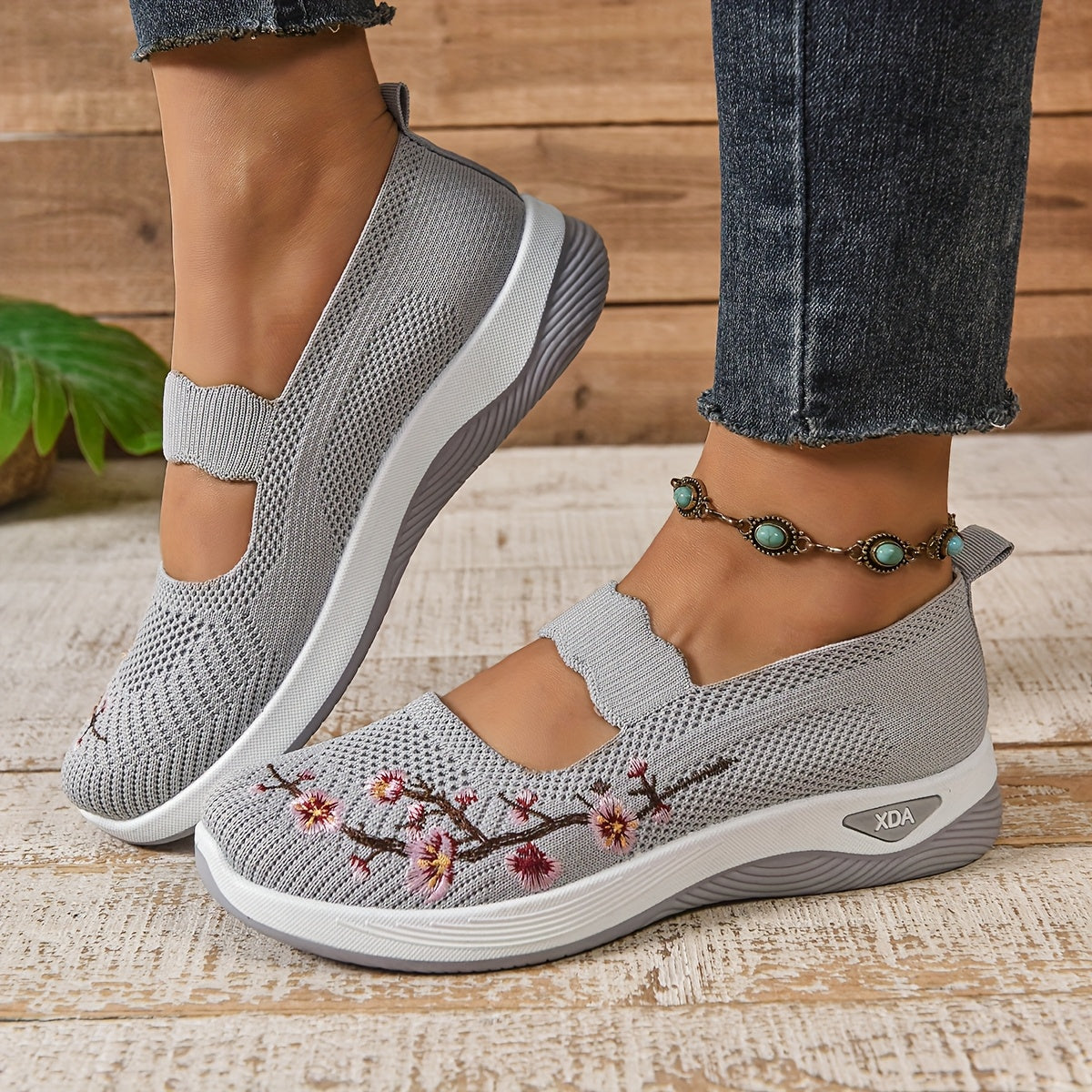 Gianna - Sneakers Florales di Supporto