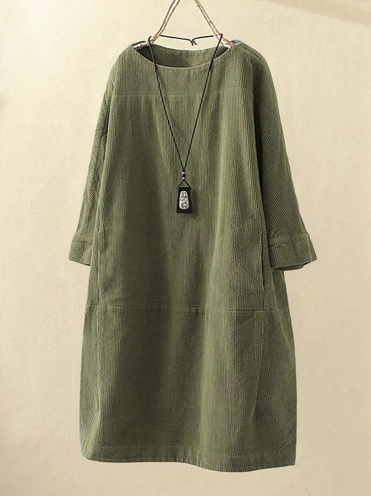 Zophie™ - Abito di Corduroy Vintage Rilassato