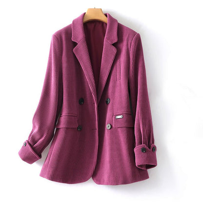 WALBORG I ELEGANTE BLAZER IN VELLUTO A COSTE