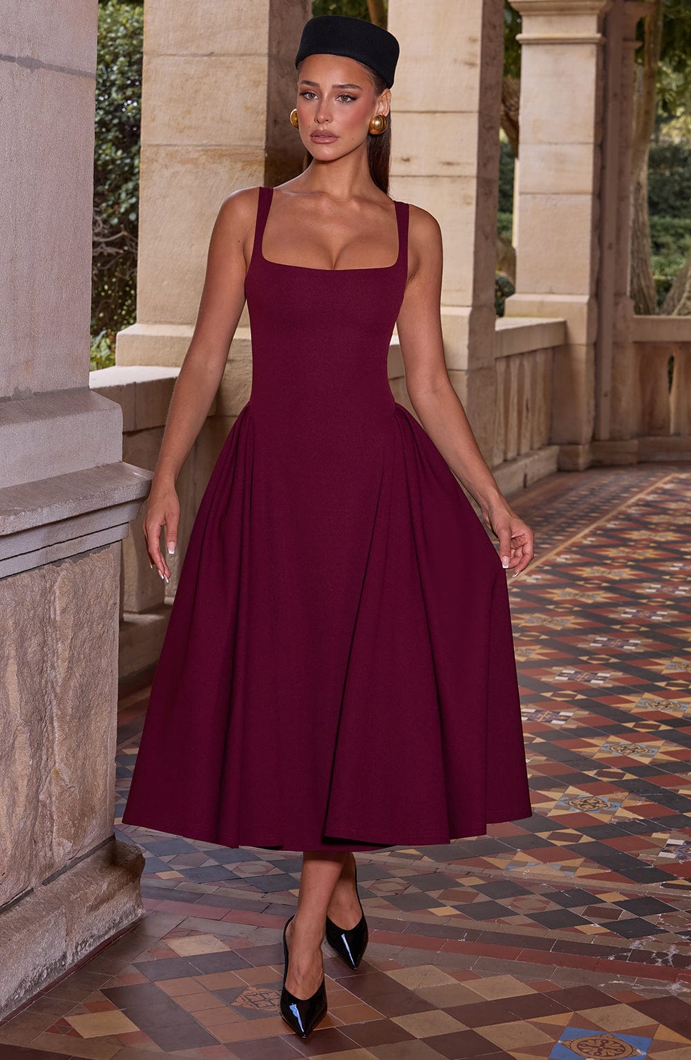 Betty | Abito midi di Laca Cereza