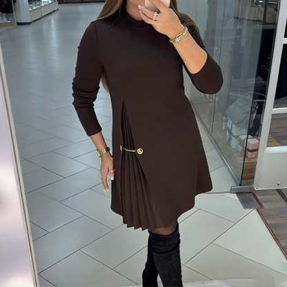 MADELINE – ABITO MINI ELEGANTE CON DETTAGLI PLISADOS