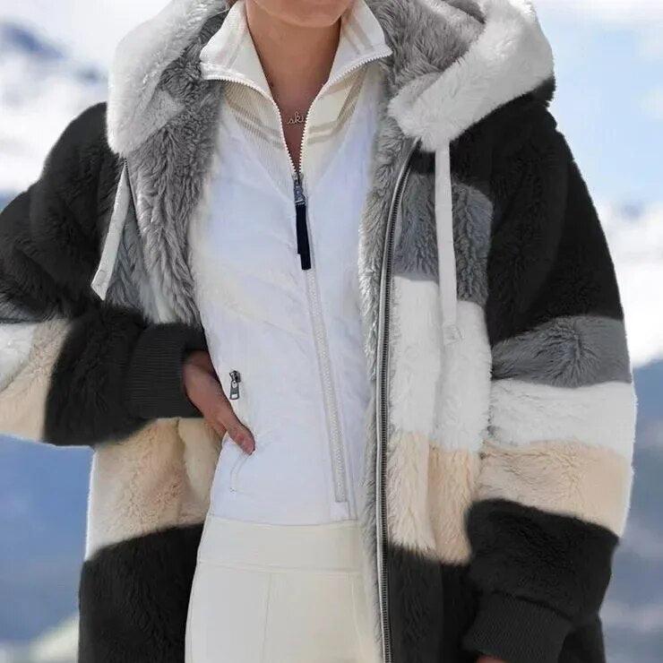 Alexa | Giacca invernale con cappuccio e Zip