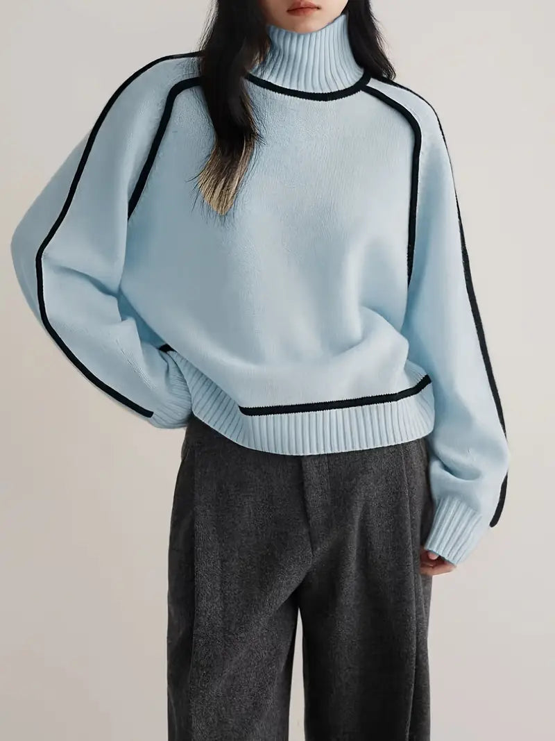Donna | Maglione Elegante di Collo alto
