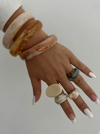Pulsera di Mármol Étnica Vintage