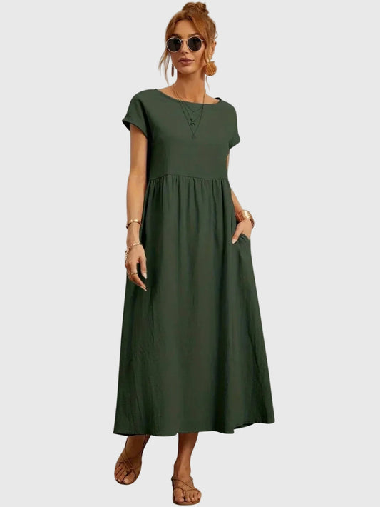 Giselle | Abito midi Casual con Tasche