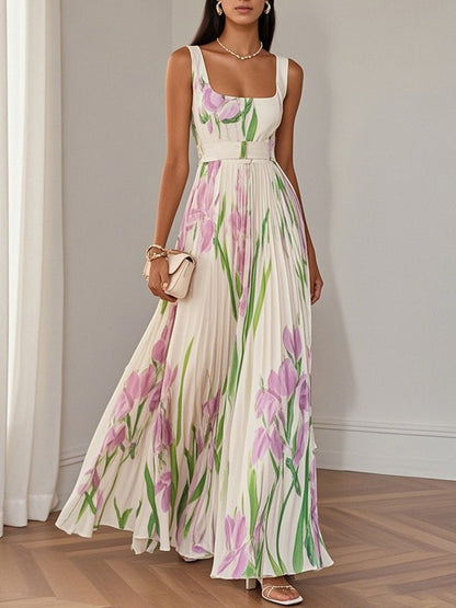SERENA – ABITO MAXI DI ELEGANZA IN FLOR